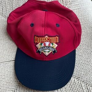 Cooperstown Dreamspark Baseball Hat with fastener adjust Never worn Authentic
